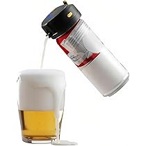 Amazon | 缶ビール サーバー,ビール泡立て器、ビール 泡 超音波、缶